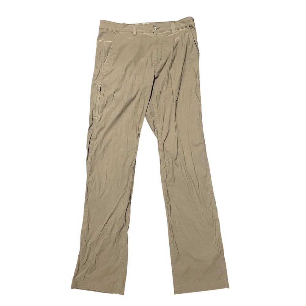 Eddie Bauer Travex Pants‎ Mens 34x36 Olive Green Hiking Outdoor Stretch Nylon